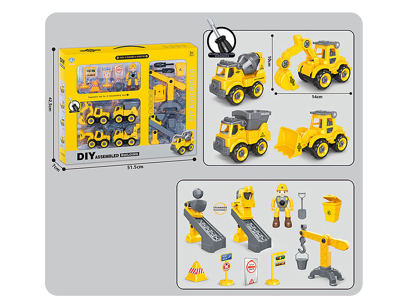 Diy Construction Truck Set toys