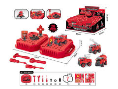 Diy Fire Engine Car Storage Toolbox(8in1) toys