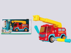 Diy Pull Back Fire Engine W/M & Traffic Lights toys