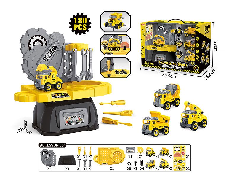 Diy Construction Truck Table toys