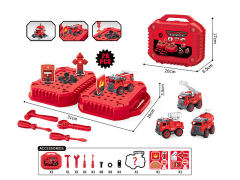 Diy Fire Engine Car Storage Toolbox toys