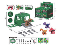Diy Dinosaur Storage Cage(8in1) toys