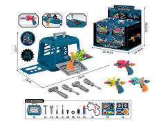 Diy Dinosaur Soft Bullet Gun Storage Cage(8in1) toys