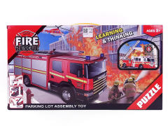 Diy Die Cast Fire Parking Lot toys