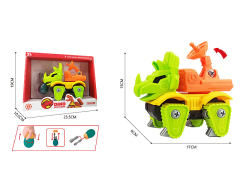 Diy Free Wheel Triceratops toys