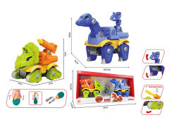 Diy Free Wheel Brachiosaurus  & Triceratops toys