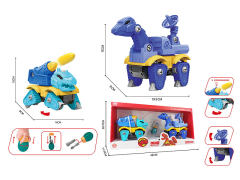 Diy Free Wheel Brachiosaurus  & Stegosaur toys