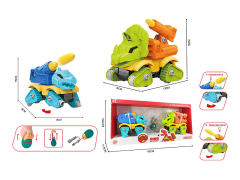 Diy Free Wheel Triceratops & Stegosaur toys