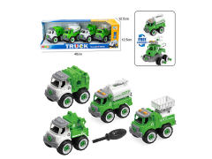Diy Sanitation Truck(4in1) toys