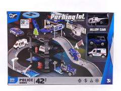 Diy Police Parking Lot toys