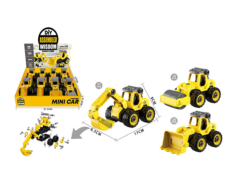 Diy Construction Truck(8in1) toys