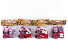 Diy Transforms Fire Engine(4S) toys