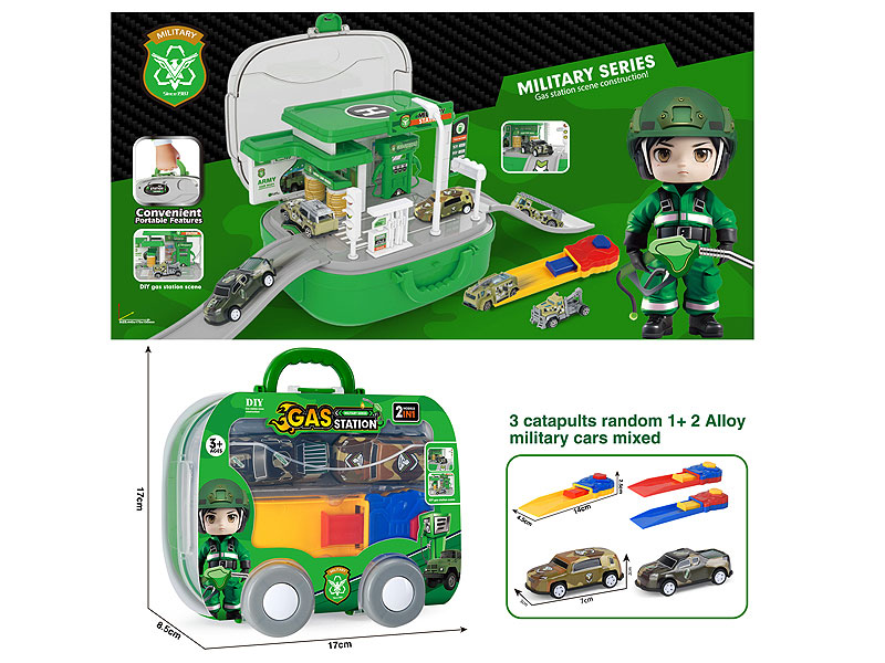 Diy Military Gas Station toys