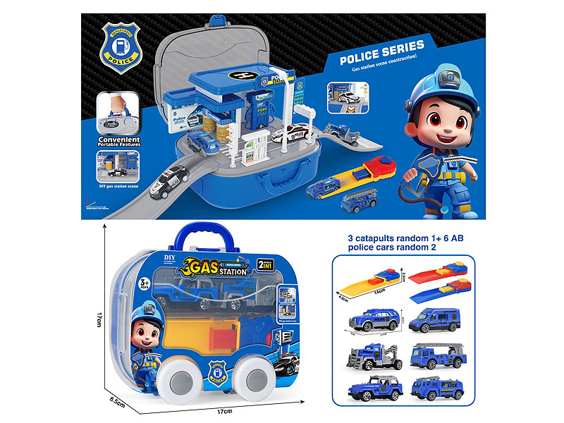 Diy Police Gas Station toys