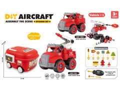 Diy Fire Engine Set toys