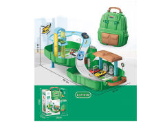 赛车系列过家家书包自装停车场