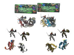 Diy Dragon & Soldier(4in1) toys