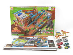 DIY3D恐龙乐园拼装大礼盒
