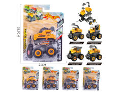 拆装大脚怪碰撞工程车（4款）
