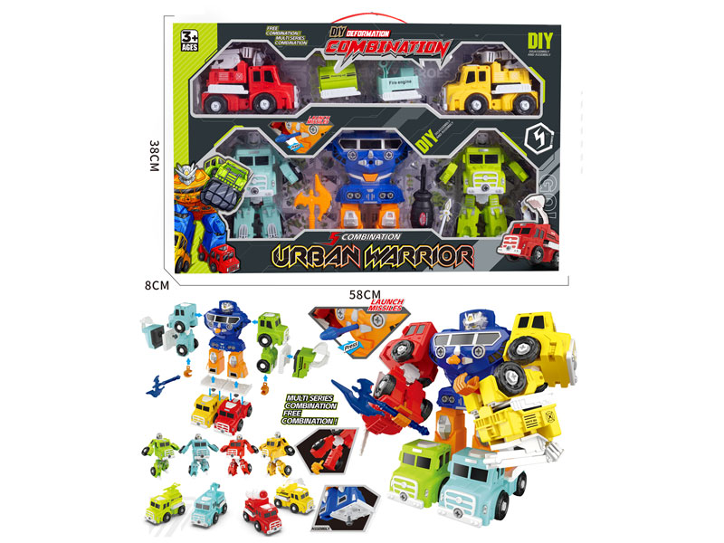 Diy Fire Engine Set toys