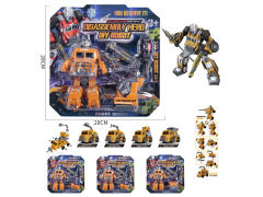 拆装变形机器人工程车（4款）