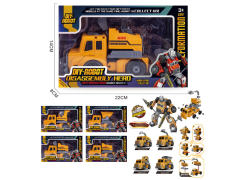 拆装变形机器人工程车（4款）