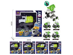 拆装大脚怪碰撞环卫车（4款）
