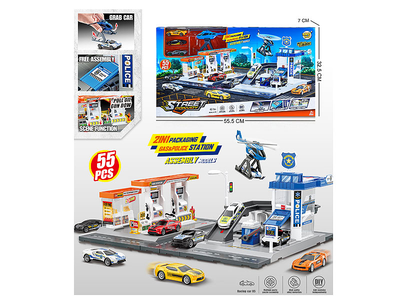 Diy Gas Station Parking Lot toys