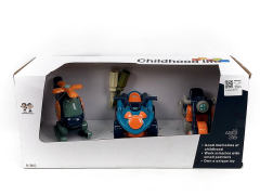 拆装小飞机+哈雷摩托车+沙滩摩托车（3只庄）