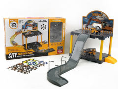 自装轨道工程停车场