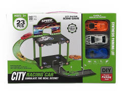 自装轨道城市停车场