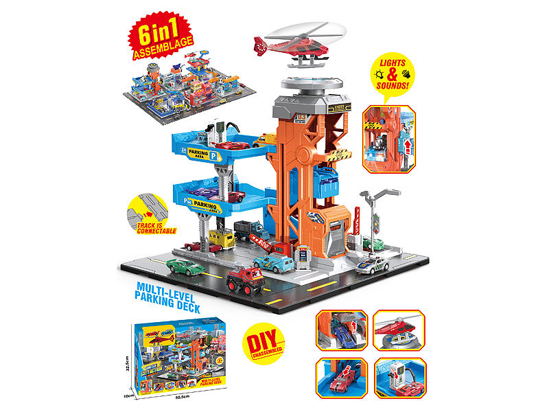 Multi-level Parking Deck W/L_M toys