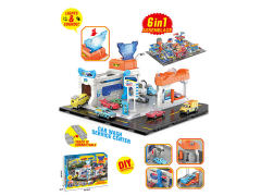 Car Wash Service Center W/L_M toys
