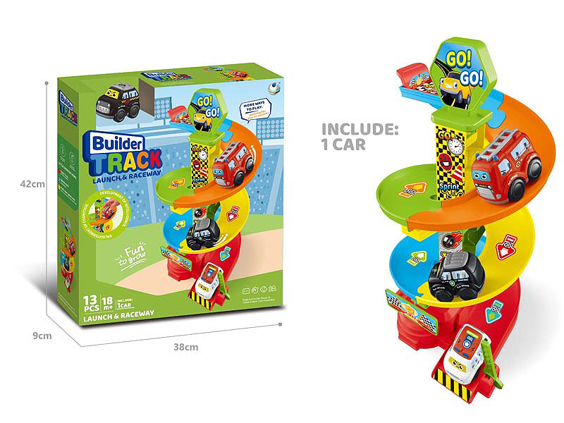 Diy Installed Double-layer Falling Slide Set toys