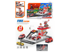 Diy Fire Department Parking Lot toys