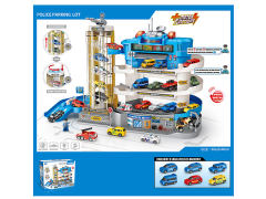 Diy Police Parking Lot W/L_M toys