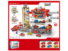 Diy Fire Parking Lot W/L_M toys