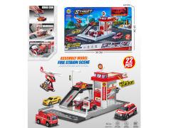 Diy Fire Department Parking Lot toys