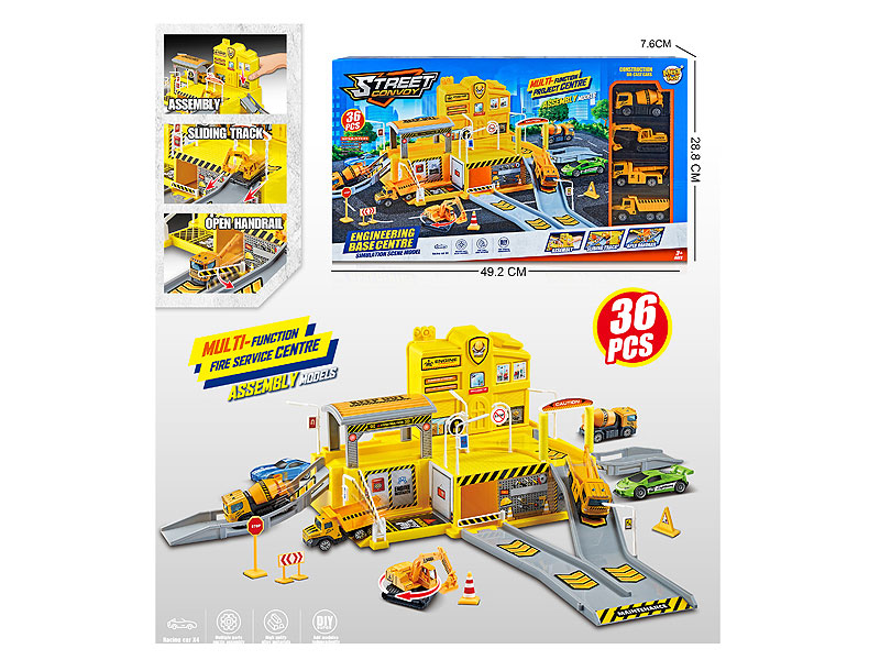 Diy Engineering Bureau Parking Lot toys