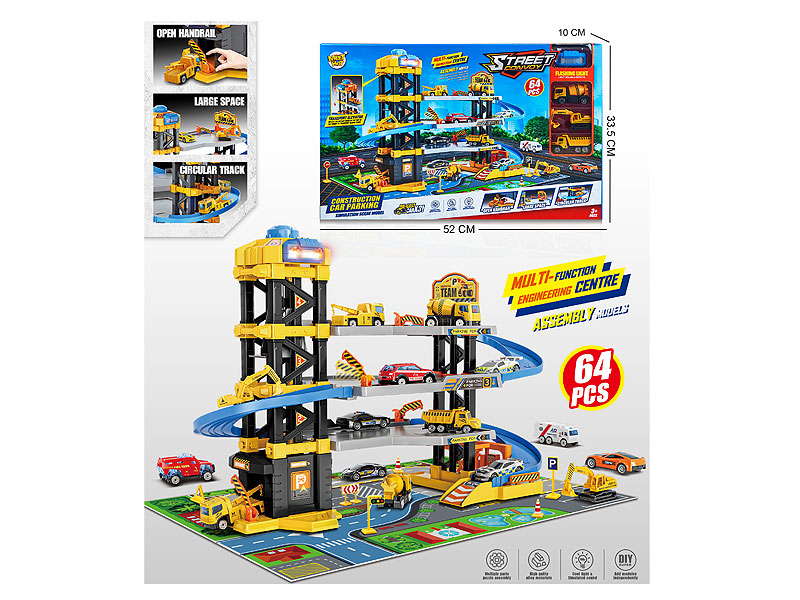 Diy Engineering Parking Lot W/L_M toys