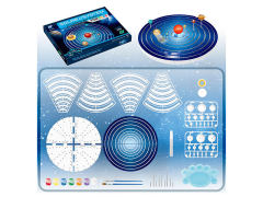 Diy Solar System Luminous Star Graffitl