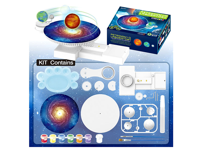 Diy Electric Solar System Luminous Star Graffitl toys