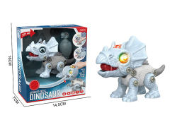 Diy Triceratops W/L_S toys