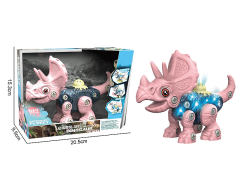 Diy Triceratops W/L_S toys