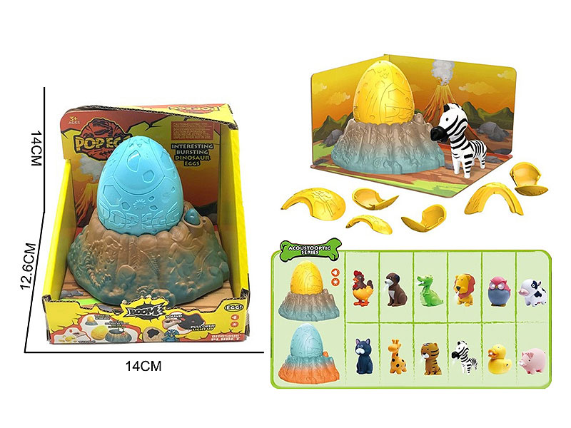 Diy Dinosaur Egg Set W/L_S toys