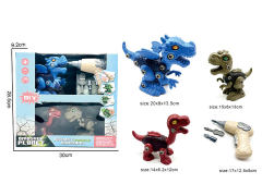 拆装滑行恐龙带灯光/声音(3只庄)