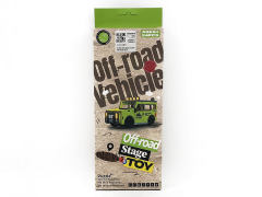 DIY木制回力越野车