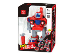 5in1 Diy Robot W/L_S toys