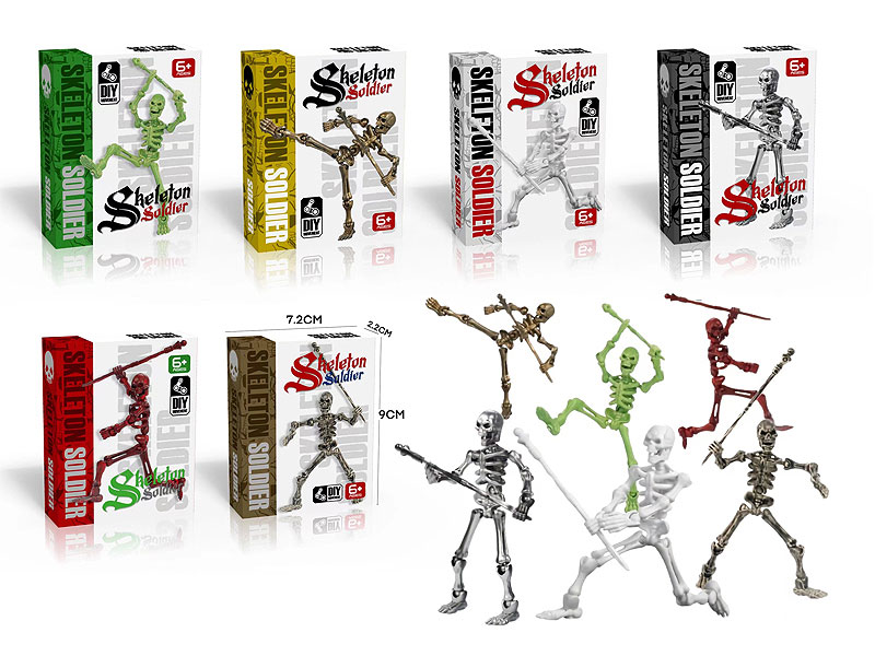 Diy Skeletion Soldier(6C) toys