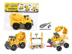 拆装齿轮工程搅拌车